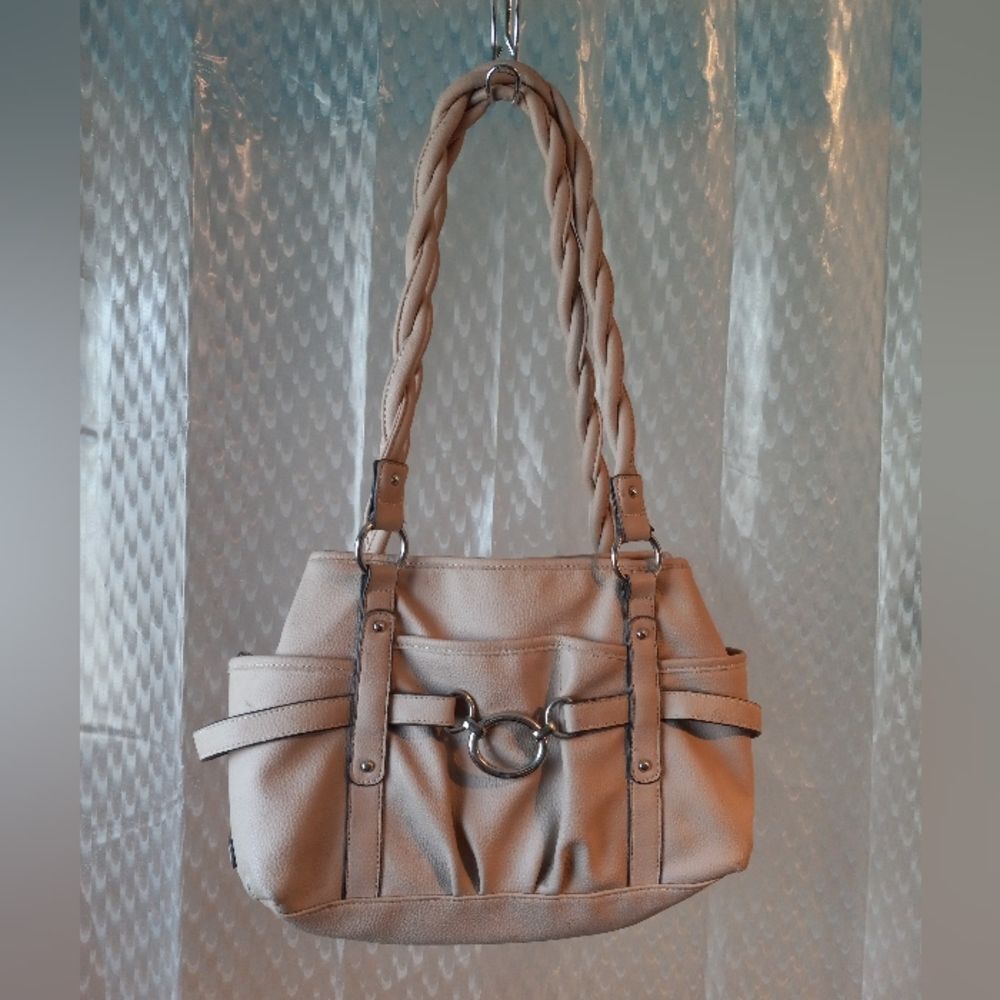 Rossetti Women's Cream Faux Leather Shoulder Bag